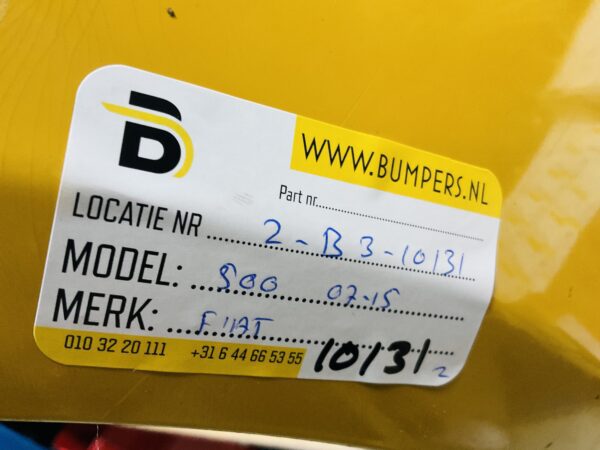 BUMPER Fiat 500 2007-2015 VOORBUMPER 2-B3-10131z