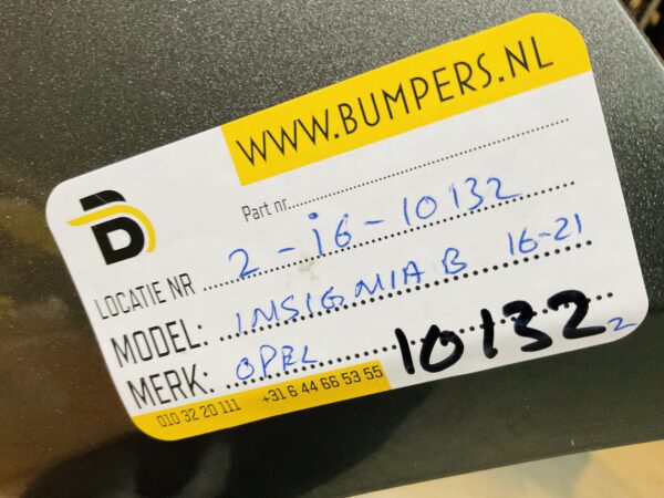 BUMPER Opel Insignia B  6xpdc 2016-2021 VOORBUMPER 2-i6-10132z
