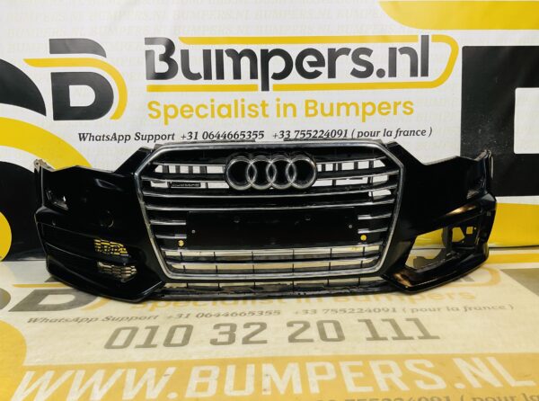 BUMPER Audi A6 4G C7 STline ST-Line KLS 4xpdc 2014-2017 VOORBUMPER 1-H6-10133z
