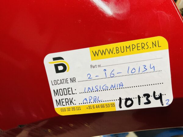 BUMPER Opel Insignia Facelift 4xpdc VOORBUMPER 2-i6-10134z