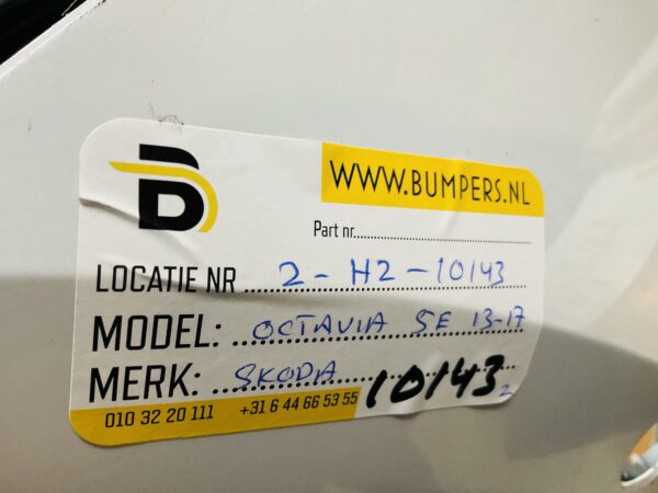 BUMPER Skoda Octavia 5E 2013-2017 VOORBUMPER 2-H2-10143z