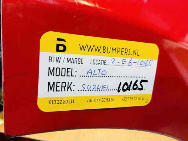 BUMPER Suzuki Alto  VOORBUMPER 2-E6-10165z