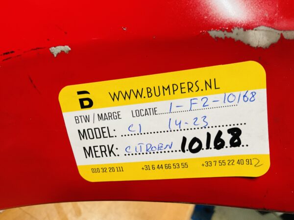 BUMPER Citroen C1 2014-2023 VOORBUMPER 1-F2-10168z