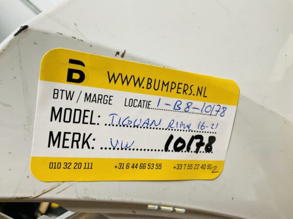BUMPER Volkswagen Tiguan Rline R-Line 4xpdc 2016-2021 VOORBUMPER 1-B8-10178z