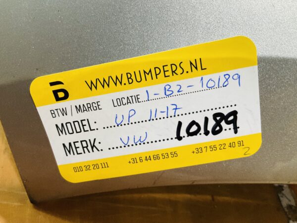 BUMPER Volkswagen UP 2011-2017 VOORBUMPER 2-B2-10189z