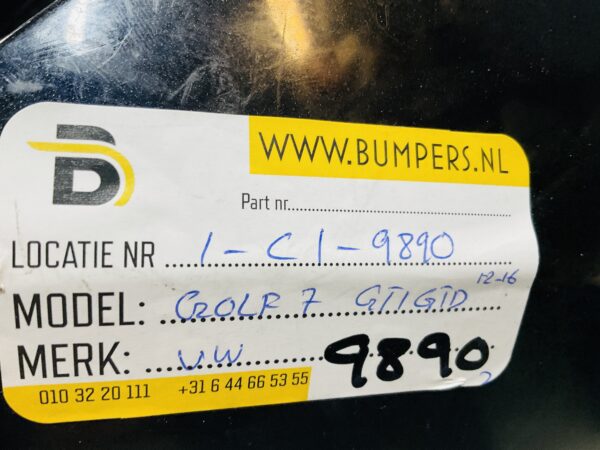 BUMPER Volkswagen Golf 7 GTI GTD 2012-2016 VOORBUMPER 1-C1-9890z