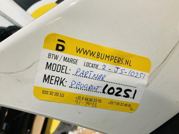 BUMPER Peugeot Partner Citroen Berlingo  VOORBUMPER 2-J5-10251z