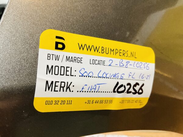 BUMPER Fiat 500 Lounge Facelift 2016-2023 VOORBUMPER 2-B8-10256z