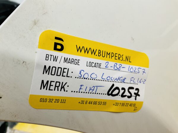 BUMPER Fiat 500 Lounge Facelift 2016-2023 VOORBUMPER 2-B8-10257z
