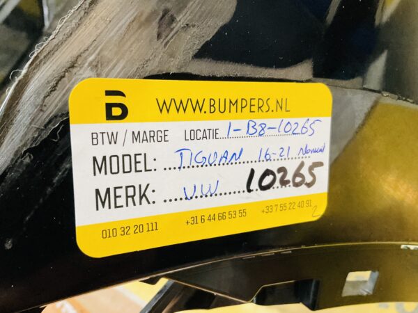 BUMPER Volkswagen Tiguan Normaal 2016-2021 VOORBUMPER 1-B8-10265z