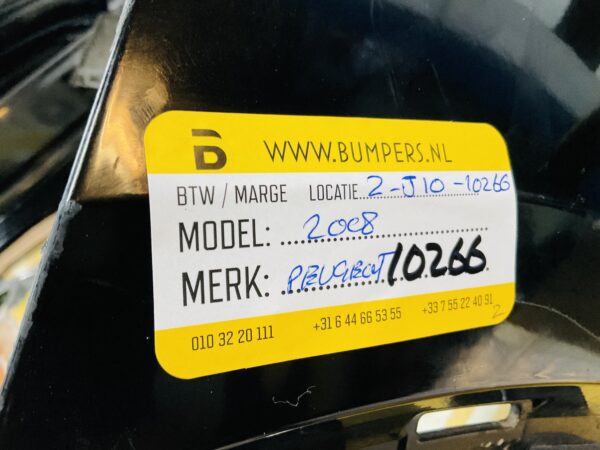 BUMPER Peugeot 2008 2019-2023 VOORBUMPER 2-J10-10266z