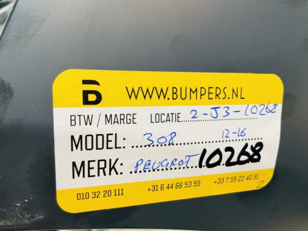 BUMPER Peugeot 308 Facelift 2016-2021 6xpdc VOORBUMPER 2-J3-10268z