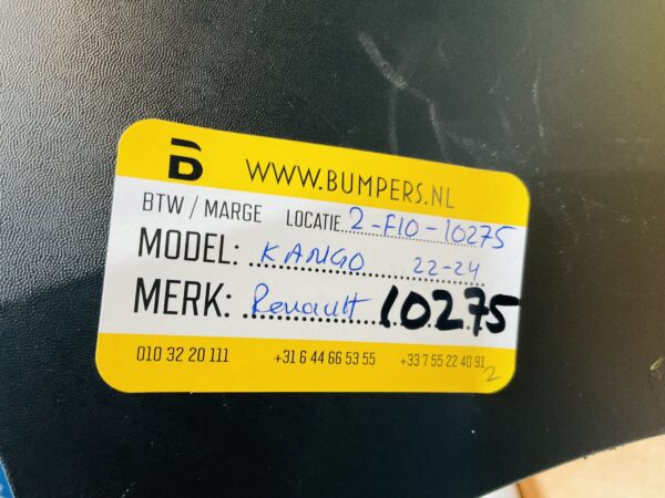 BUMPER Renault Kangoo 2022-2024 VOORBUMPER 2-F10-10275z