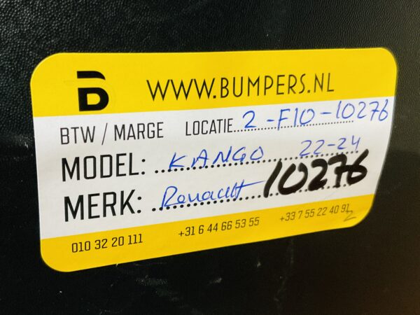 BUMPER Renault Kangoo 2022-2024  VOORBUMPER 2-F10-10276z