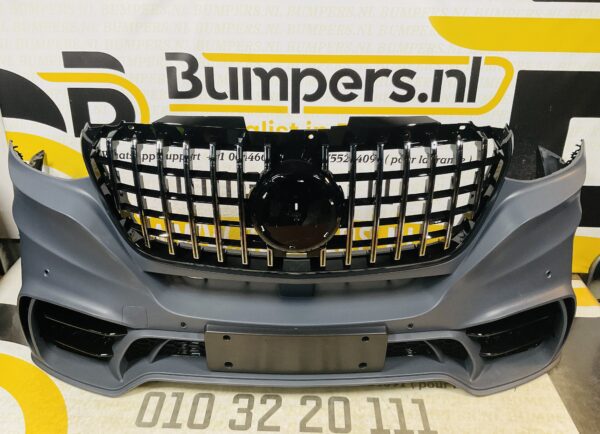 Bumper Mercedes Sprinter W907 AMG 2018-2024 Sport GT Grill Panamericana Voorbumper