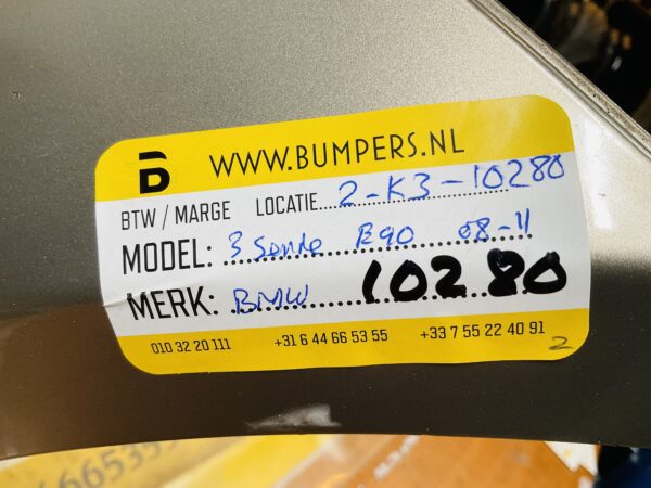 BUMPER BMW 3 Serie E90 2007-2011 VOORBUMPER 2-K3-10280z