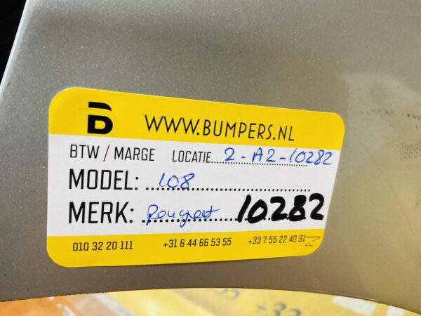 BUMPER Peugeot 108 2014-2023 VOORBUMPER 2-A2-10282z