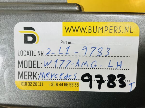 Zijskirt Mercedes A Klasse W177 AMG A1776904501 Links Dorpel 2-L1-9783T