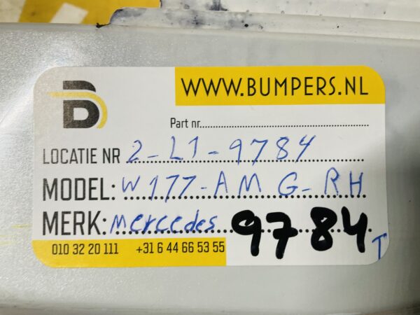 Zijskirt Mercedes A Klasse W177 AMG A1776904601 Recht Dorpel 2-L1-9784T