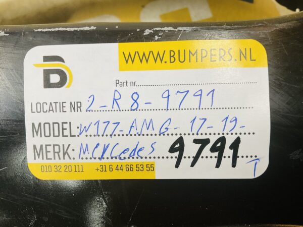 Diffuser Mercedes A klasse W177 AMG A35 A45 2019-2023 Bumperlip 2-R8-9791T