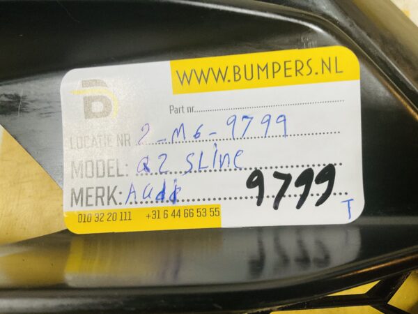 Bumper Rooster Audi Q2 SlineS-line 2016-2021 Rooster Grill 2-M6-9799T