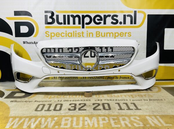 BUMPER Mercedes C Klasse W205 Facelift Normaal 2017-2021 VOORBUMPER 1-A9-10125z