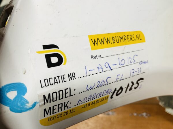 BUMPER Mercedes C Klasse W205 Facelift Normaal 2017-2021 VOORBUMPER 1-A9-10125z
