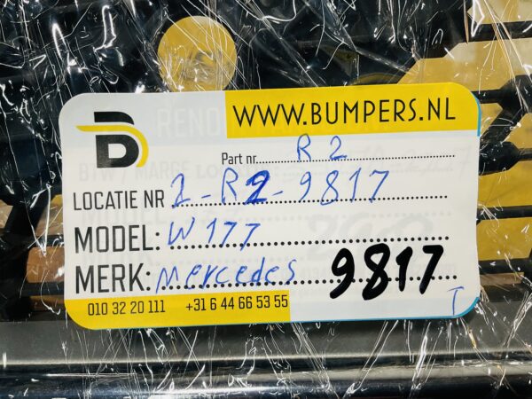 Grille Mercedes A Klasse W177 Diamond Grill A1778880200  Bumper Grill 2-R2-9817T