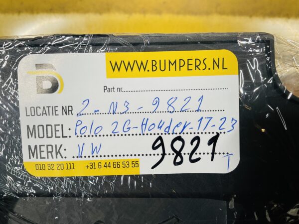 Grill Houder Volkswagen Polo 2G 2017-2023 Gril Houder 2-N3-9821T