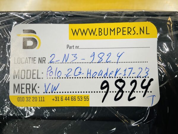 Grill Houder Volkswagen Polo 2G 2017-2023 Gril Houder 2-N3-9824T