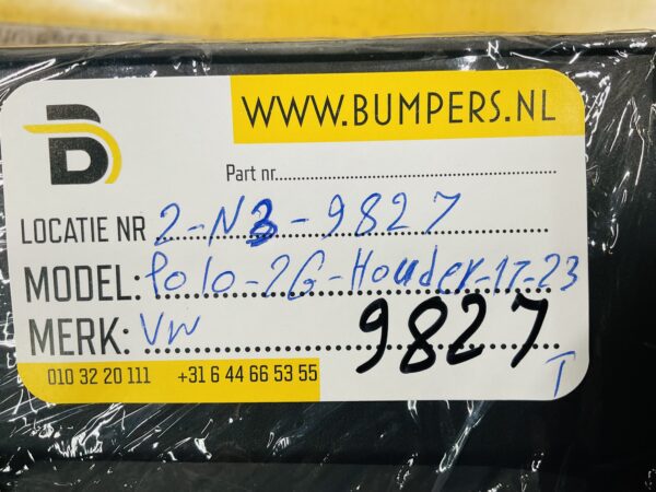 Grill Houder Volkswagen Polo 2G 2017-2023 Gril Houder 2-N3-9827T