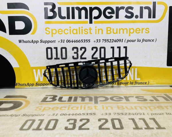 Grille Mercedes E Klasse W212 Facelift GT Panamericana + Logo 2012-2016 Chrome Grill 2-N3-9837T