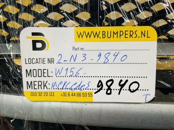 Grille Mercedes GLA Klasse W156 Normaal Bumper Grill 2-N3-9840T