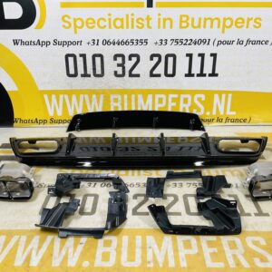 Diffusor Set Mercedes A Klasse W176 A45 AMG 2012-2016 Diffuser set Achterbumper spoiler 2-T2-176A45