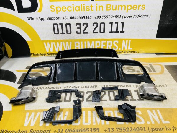 Diffusor Set Mercedes A Klasse W176 A45 AMG 2012-2016 Diffuser set Achterbumper spoiler 2-T2-176A45