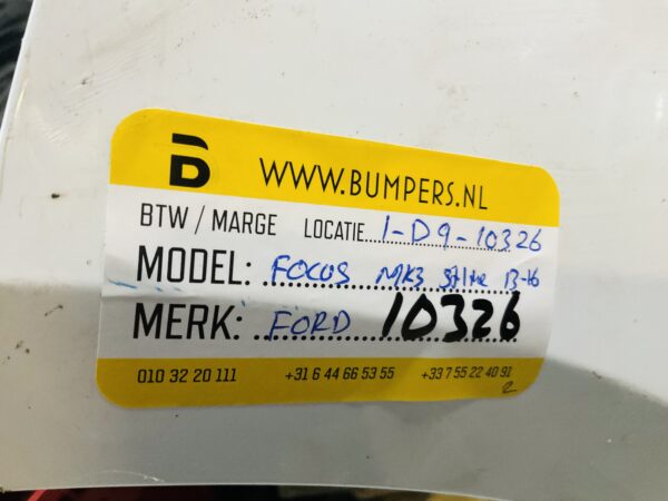 BUMPER Ford Focus MK3 Stline ST-Line 2013-2016  VOORBUMPER 1-D9-10326z