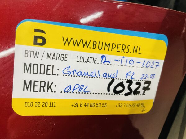 BUMPER Opel Grandland Facelift 2022-2025 C08628-10231145 VOORBUMPER 2-i10-10327z