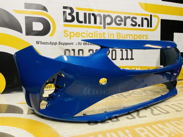 BUMPER Öpel Corsa F 2017-2024 VOORBUMPER BLAUW 2-i2-10338z