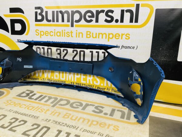 BUMPER Öpel Corsa F 2017-2024 VOORBUMPER BLAUW 2-i2-10338z