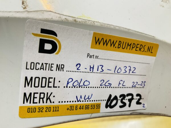 BUMPER Volkswagen Polo 2G Facelift 4xpdc 2022-2023 2-H13-10372z