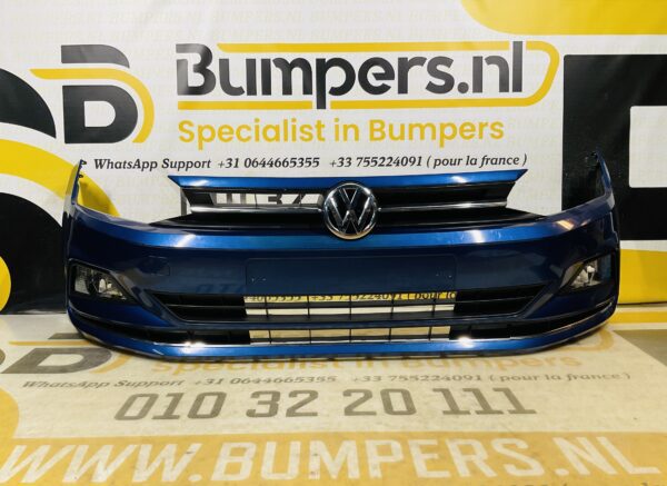 BUMPER Volkswagen Polo 2G +Grill 2017-2022  2-H13-10379z