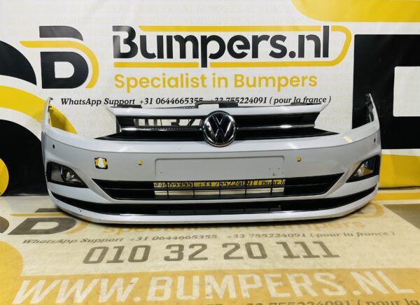 BUMPER Volkswagen Polo 2G +Grill 4xpdc 2017-2022  2-H13-10381z