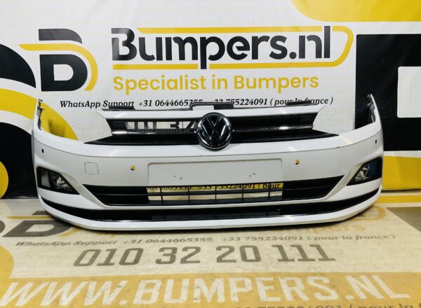BUMPER Volkswagen Polo 2G +Grill 6xpdc 2017-2022 2GO807221 2-H13-10382z