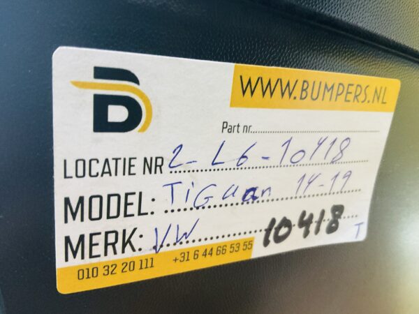 Bumper Volkswagen Tiguan 2014-2019 5NA807521 Achterbumperlip 2-L6-10418T