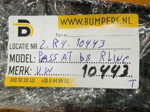 Onderplaat Volkswagen Passat B8 Rline R-Line 3G0805903J Voorbumperlip 2-R4-10443T