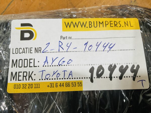 Onderplaat Toyota Aygo C1 108 52618-0H030 Voorbumper lip 2-R4-10444T