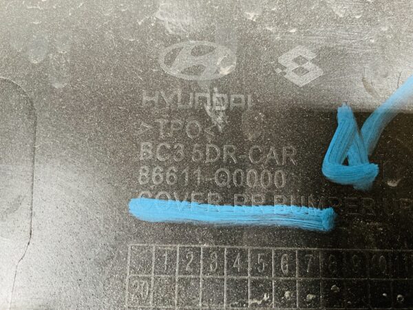 Bumper Hyundai i20 2020-2023 B6611-O0000 Achterbumper 1-F6-10216T