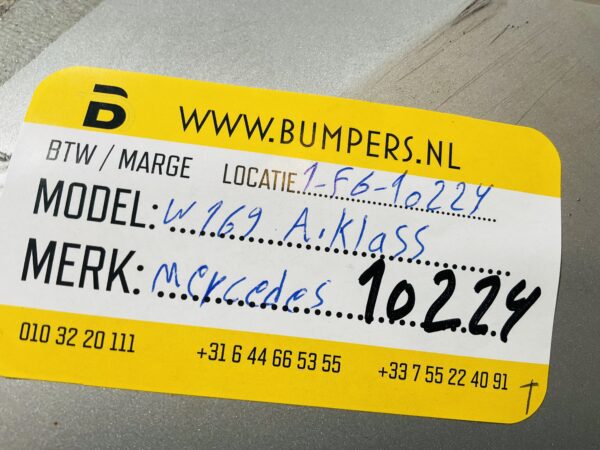 Bumper Mercedes A Klasse W169 A1698851725 Achterbumper 1-F6-10224T