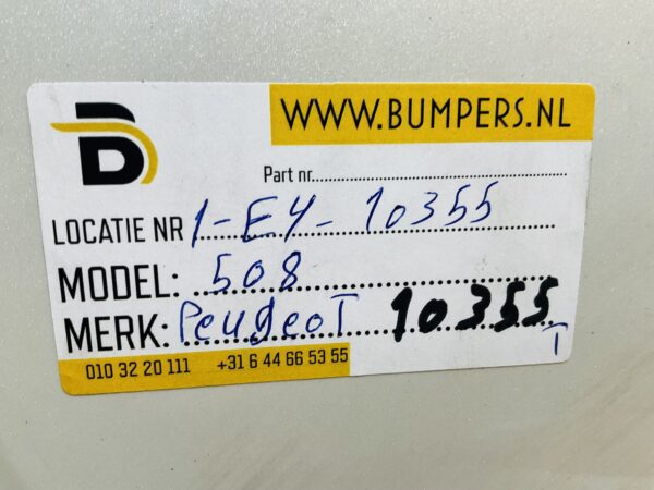 Bumper Peugeot 508 Achterbumper 1-E4-10355T