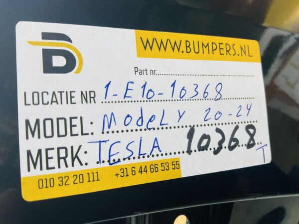 Bumper Tesla Model Y 2020-2024 1540121-01-E Achterbumper 1-E10-10368T